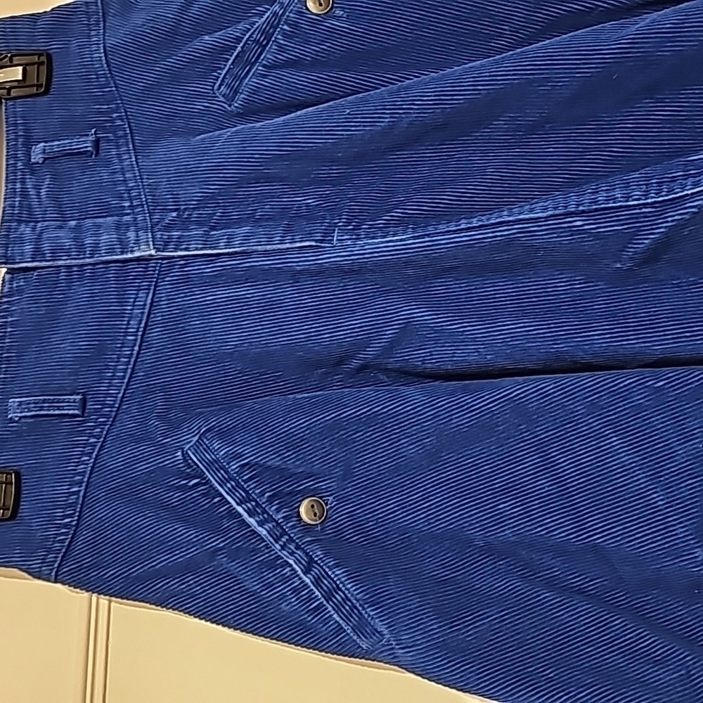 LIZSPORT Royal Blue A-Line Corduroy Skirt 6 - Picture 2 of 8